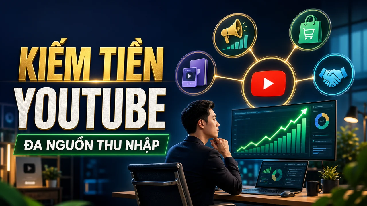 Kiếm Tiền YouTube: Đa Nguồn Thu Nhập